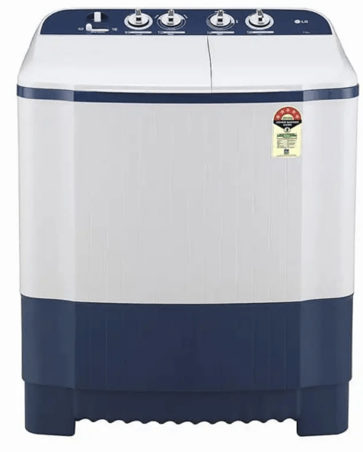 LG 7 kg Semi Automatic Top Load Washing Machine White, Blue  (P7010NBAZ)